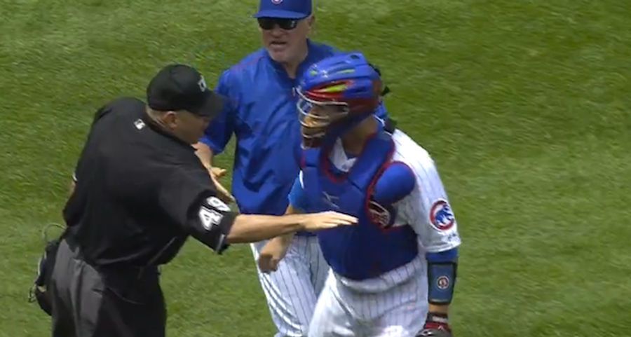 Angry Umpire Demands That Jon Lester Fight Him