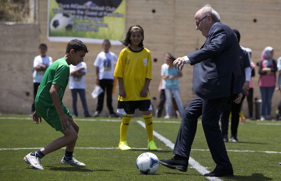 Sepp Blatter Out Here Like "Hold Up. Who Said Anything About <i>Resigning</i>?"