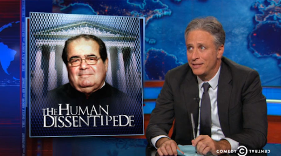 Jon Stewart: Scalia Used The Old Man Dictionary To Write His Dissent