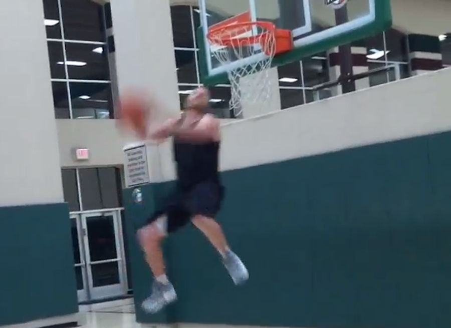 5-Foot-8 Cole Beasley Throws Down Reverse, Double-Clutch Alley-Oop