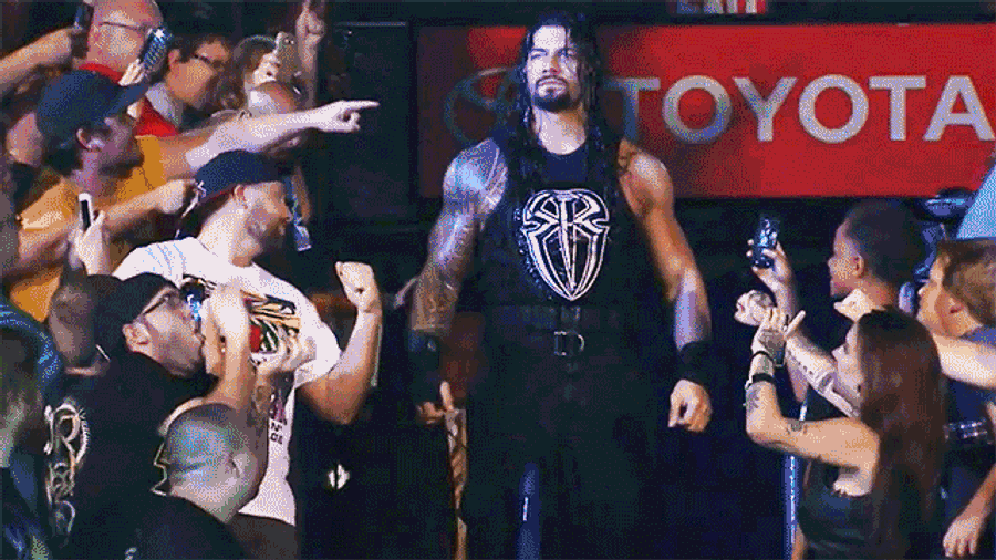 This Guy Is A Big Roman Reigns Fan
