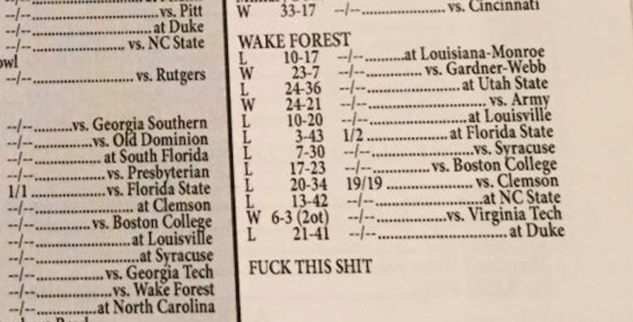 There&#39;s A Not-So-Hidden Message In The ACC Football Media Guide