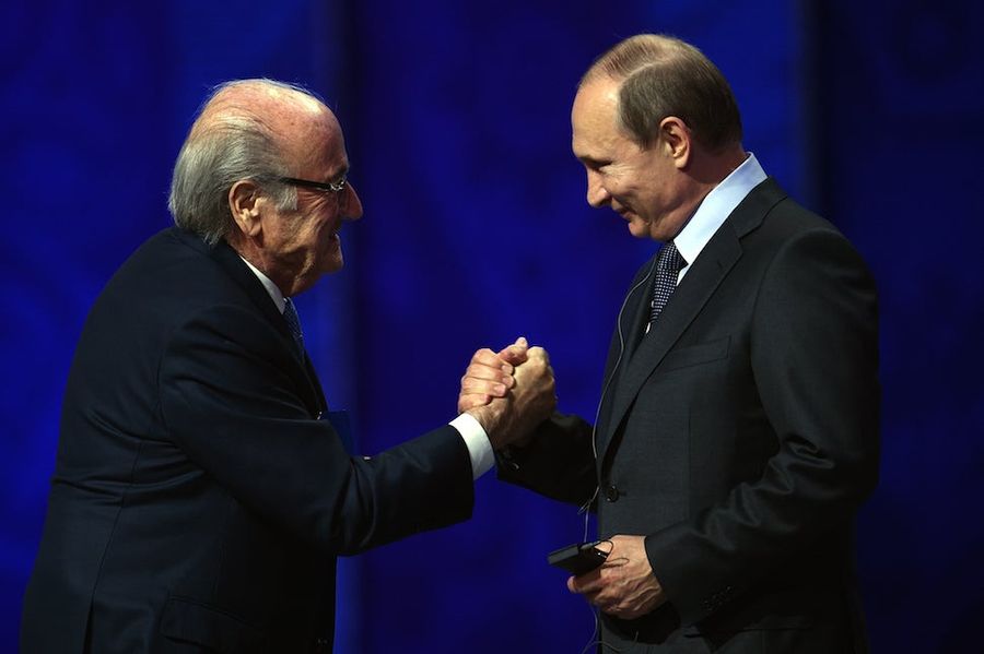Vladimir Putin Says His Homeboy Sepp Blatter Deserves A Nobel Prize