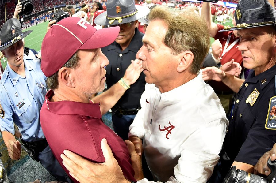 Nick Saban just bought — I mean flipped — a former Texas A&M QB commit