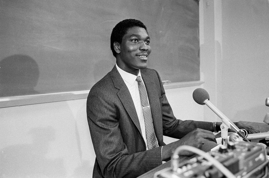 Hakeem Olajuwon Was Something Else In College, Man