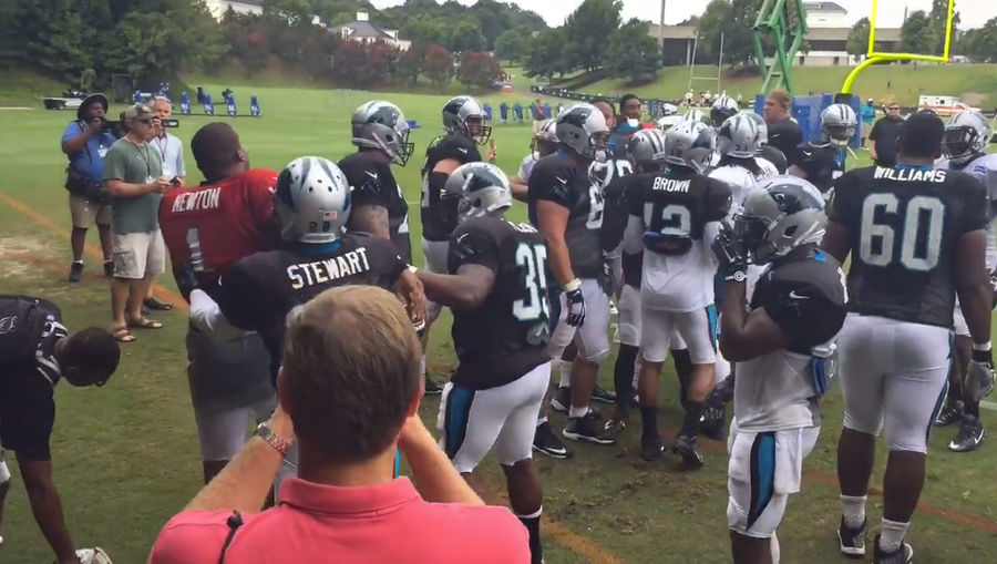 Cam Newton Mashes Josh Norman In Training Camp Fight