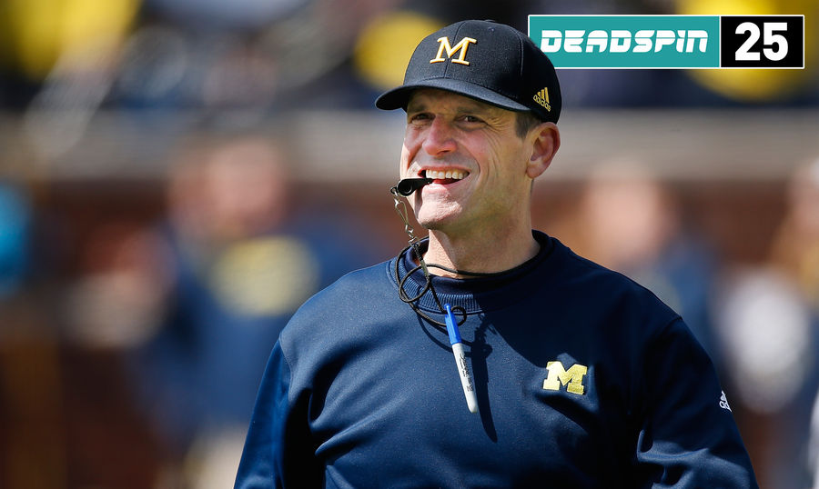 Deadspin 25: Michigan Will Suck, Because Even Jim Harbaugh Needs Time To Work A Miracle