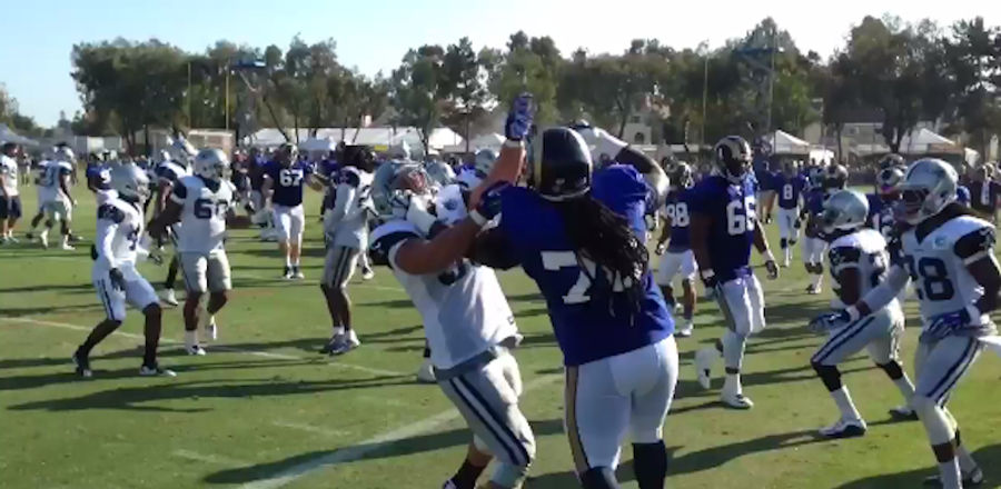 Dez Bryant Really Got The Worst Of That Training Camp Fight