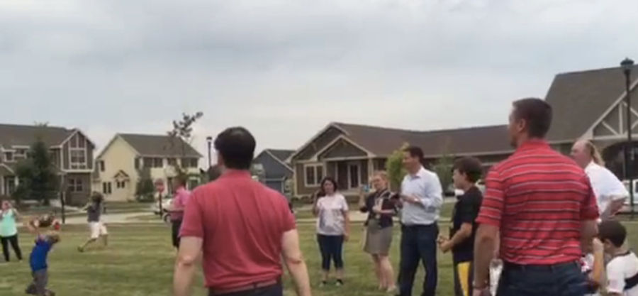 Kid Takes Marco Rubio's Football To The Head