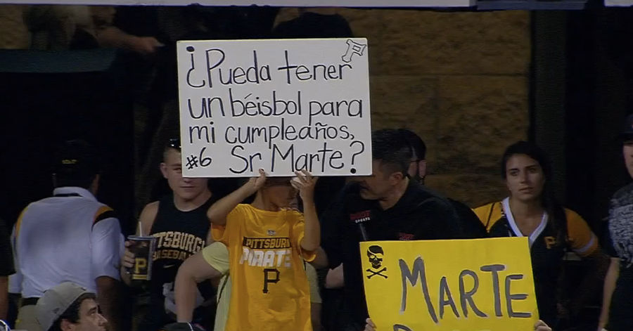Little Pirates Fan Gets Baseball, Refuses To Put Down His Sign