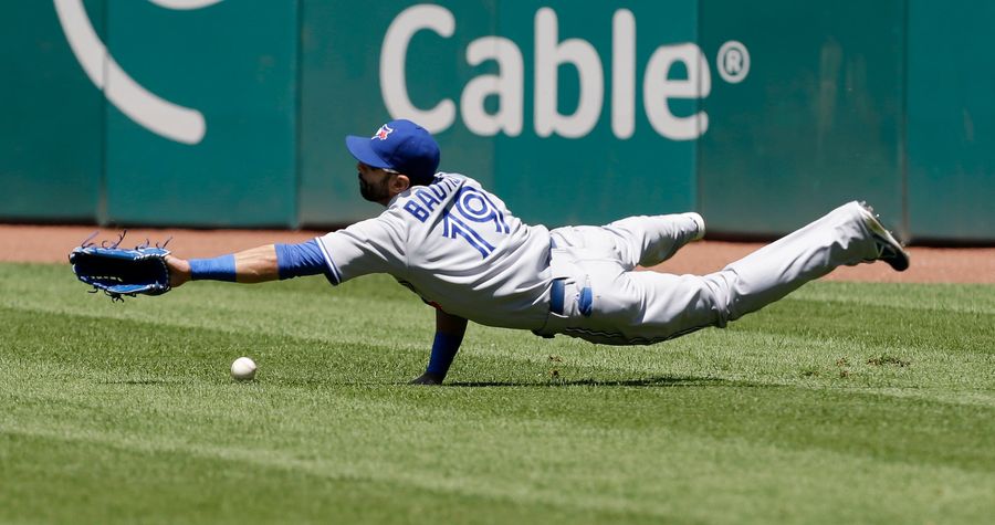 Jose Bautista Gives Up An Inside-The-Park Home Run