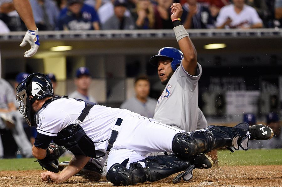 Elvis Andrus Catches Pitcher Napping, Swipes Home