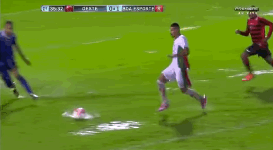 It Was Really Too Wet To Be Playing Soccer In Brazil Last Night