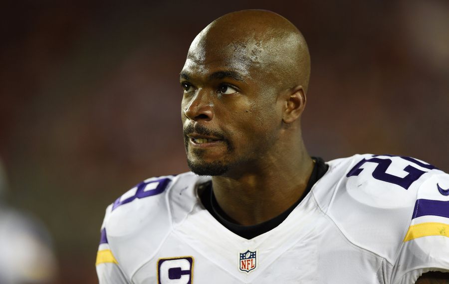 Adrian Peterson's Learning Curve Is Steep