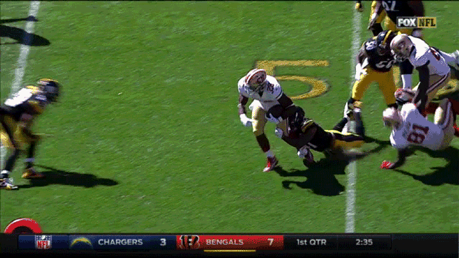 Carlos Hyde Has Magic Knees
