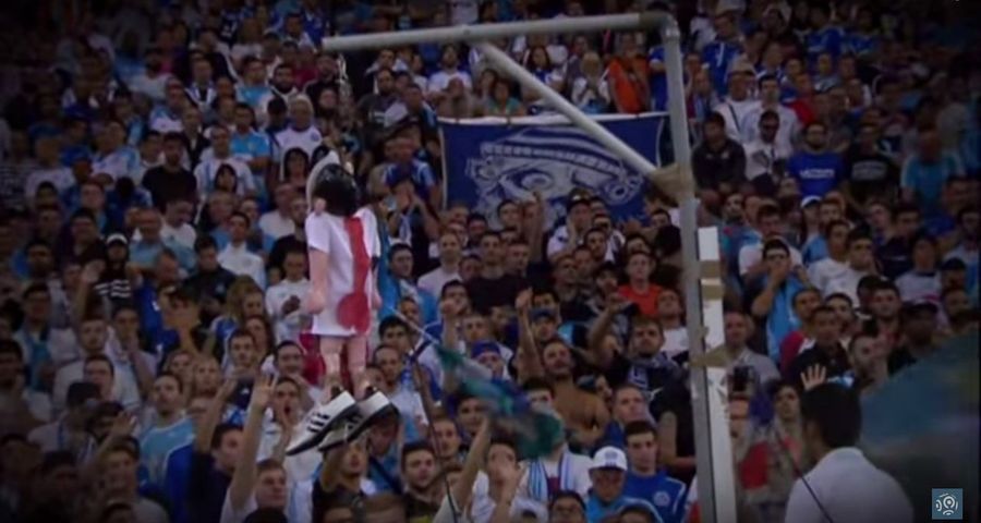 Marseille Fans Kind Of Upset With Former Player, Hang Him In Effigy