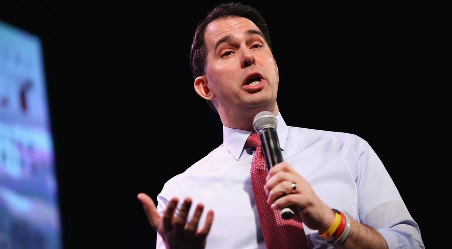 Walk Into Lake Michigan Forever, Scott Walker