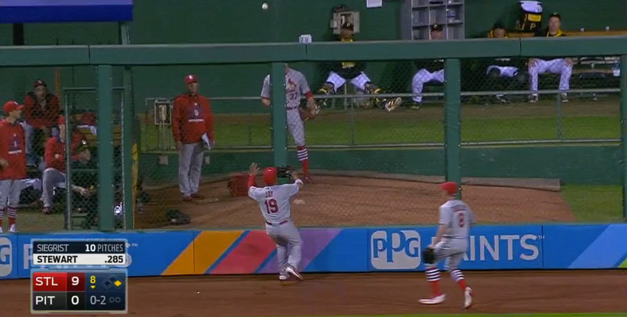 Jon Jay (Accidentally?) Fakes A Ground Rule Double, Prevents Run