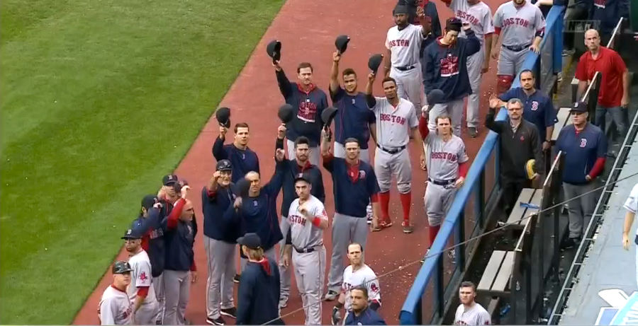 The Red Sox Saluted Don Orsillo After His Final Game