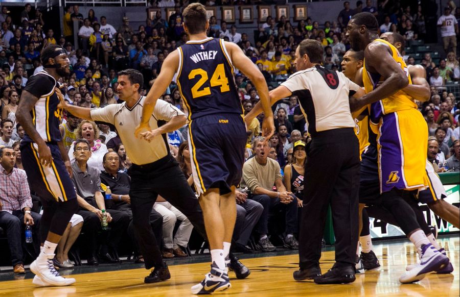 Roy Hibbert And Trevor Booker Had A &quot;Fight&quot;