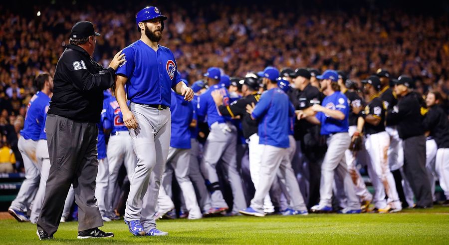 Sean Rodriguez Does To Cooler What Cubs Are Doing To Pirates