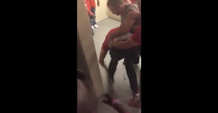 Chiefs Fans Scrap It Out In Stadium Bathroom
