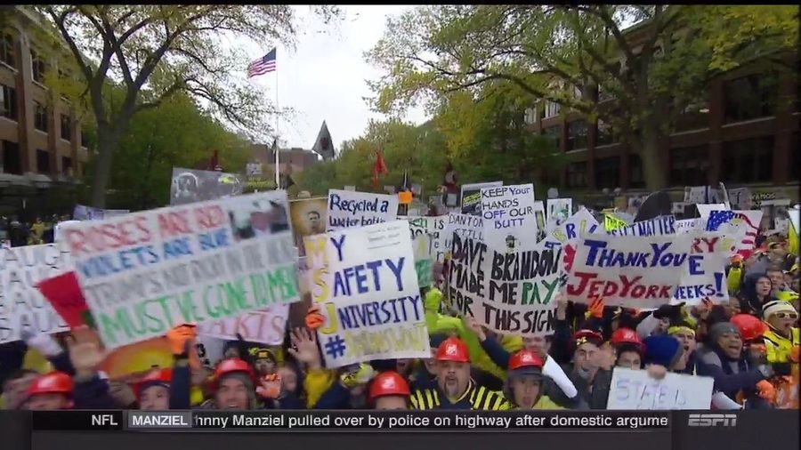 Thank You Jed York: Your Ann Arbor <i>College GameDay</i> Sign Roundup