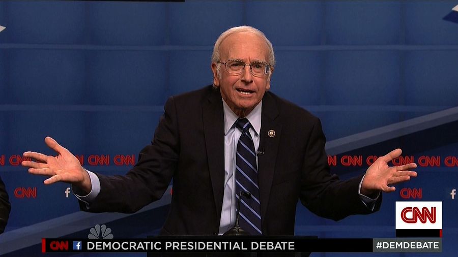 Larry David Fulfills Destiny, Plays Bernie Sanders In <i>SNL</i> Cold Open