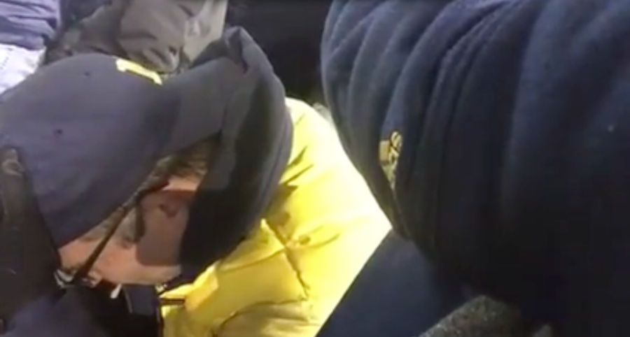 Michigan Fan Can&#39;t Stop Bawling