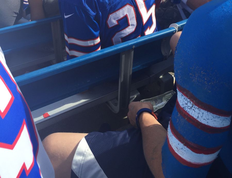 Bills Fan Spices Up Halftime With Mysterious White Powder