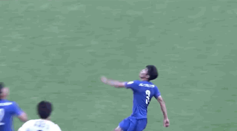 Chinese Soccer Player Accidentally Kicks The Living Shit Out Of Teammate