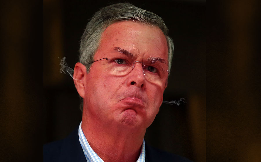 Jeb Can't Fake A Spleen; The GOP Can't Fake A Candidate