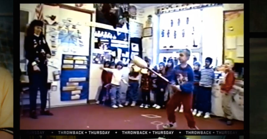 Young Gronk Smashes Piñata