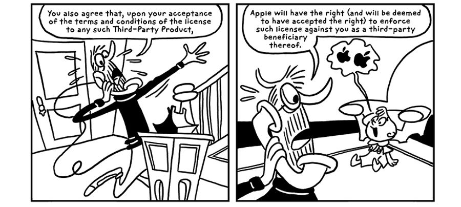 The iTunes Terms And Conditions Makes A Great Graphic Novel
