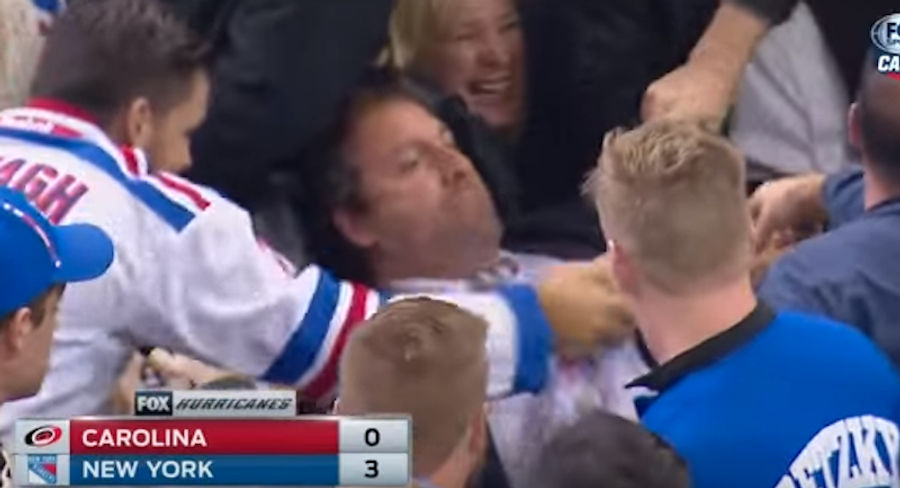 Faces Made During This Fight Over A Hockey Stick, Ranked