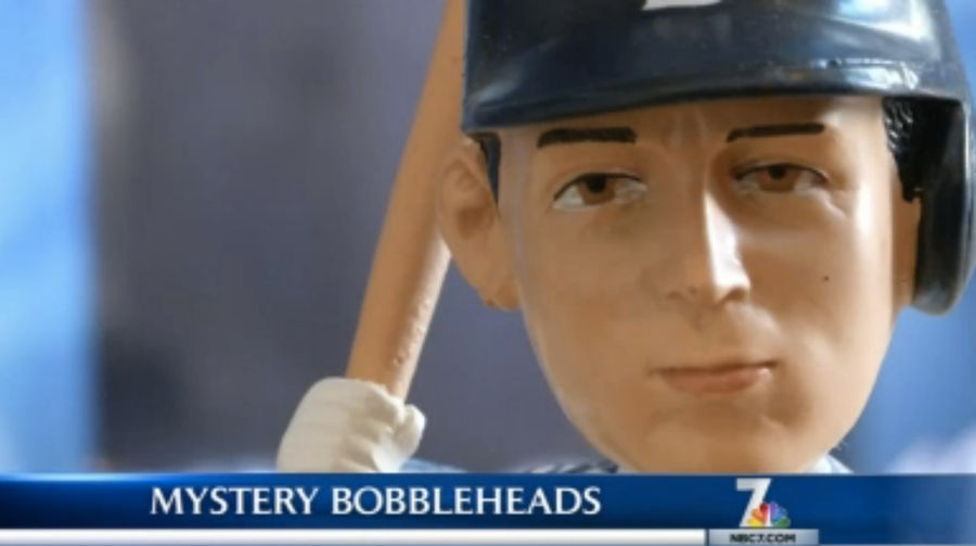 San Diego Residents Find Their Street Littered With Obscene Objects: 600 Chris Denorfia Bobbleheads
