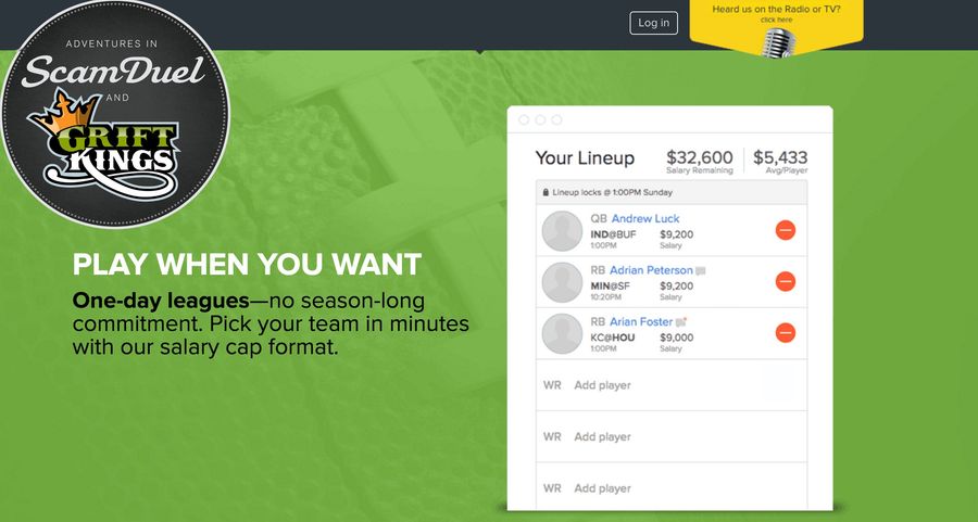 Damn, FanDuel And DraftKings Bring In Shitloads Of Money 