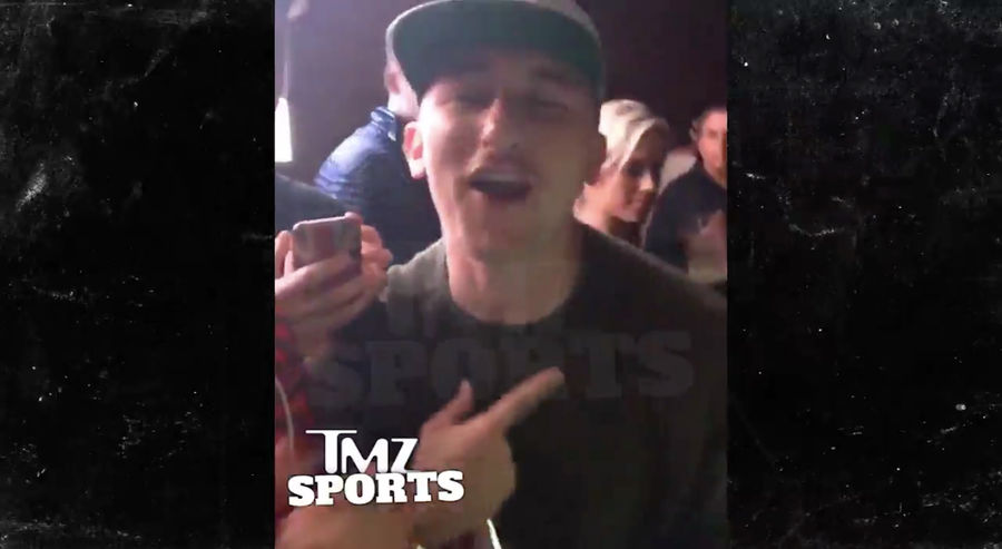 Johnny Manziel Partied With Expensive Champagne During His Bye Week