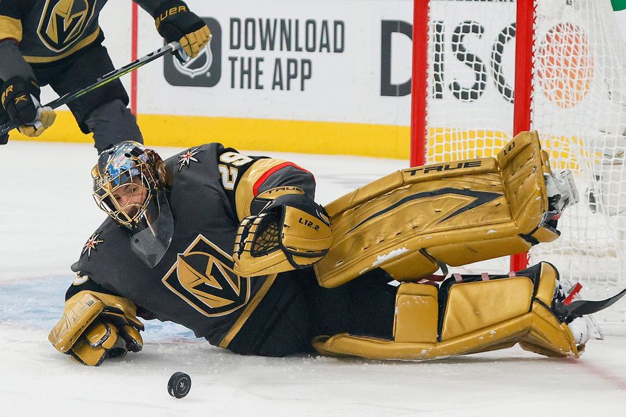 Vegas donates Marc-Andre Fleury to Hawks, if he shows up