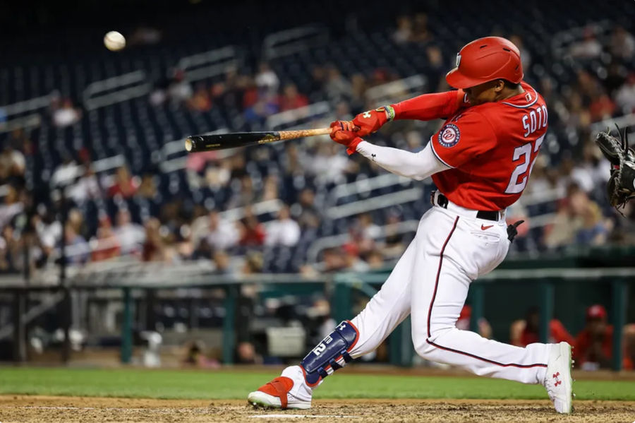 Juan Soto started his career with the Washington Nationals. source: Getty Images