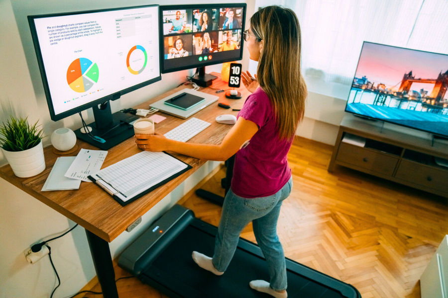 Walk while binge-watching your favorite show and burn calories effortlessly!