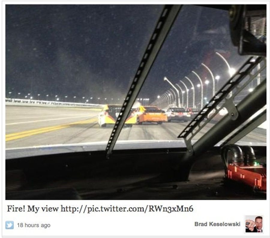NASCAR&#39;s Cool With Tweeting During Races, Won&#39;t Punish Brad Keselowski