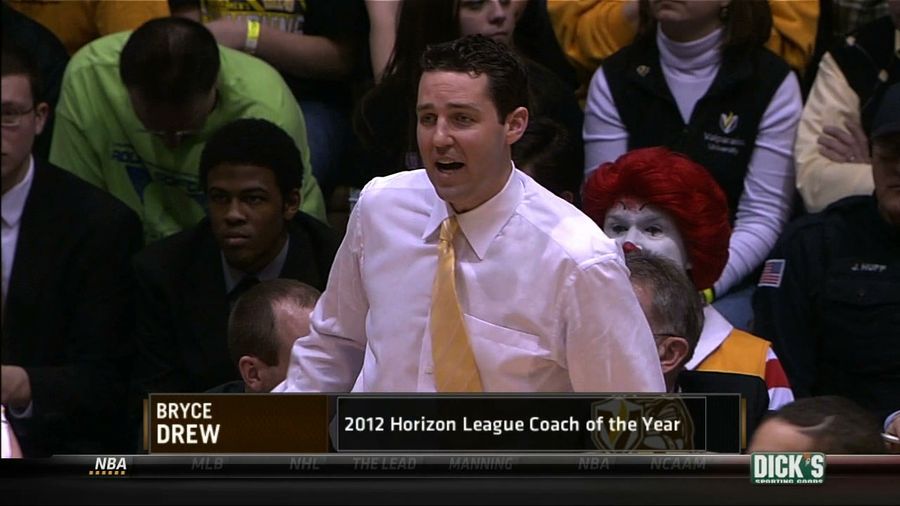 Ronald McDonald Loved Seeing Bryce Drew, But The Ole Miss Fan Sitting Next To Him Just Grimaced The Whole Game