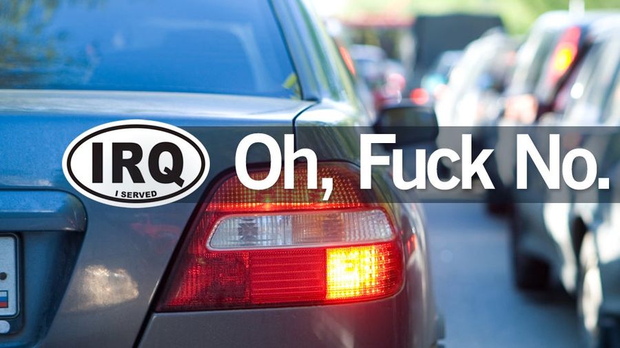 The IRQ Car Decal: Noble Or Horrible?