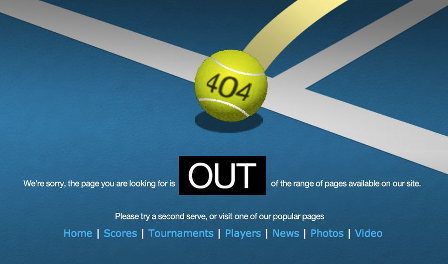 The ATP's 404 Error Page Is Brilliant, Unique, Groan-Inducing