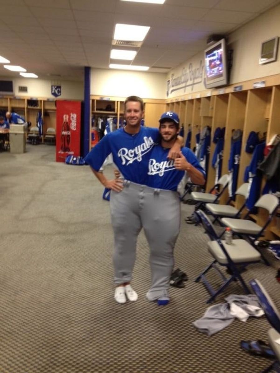 It's True: Two Royals Pitchers Can Fit Into One Pair Of Jonathan Broxton's Pants