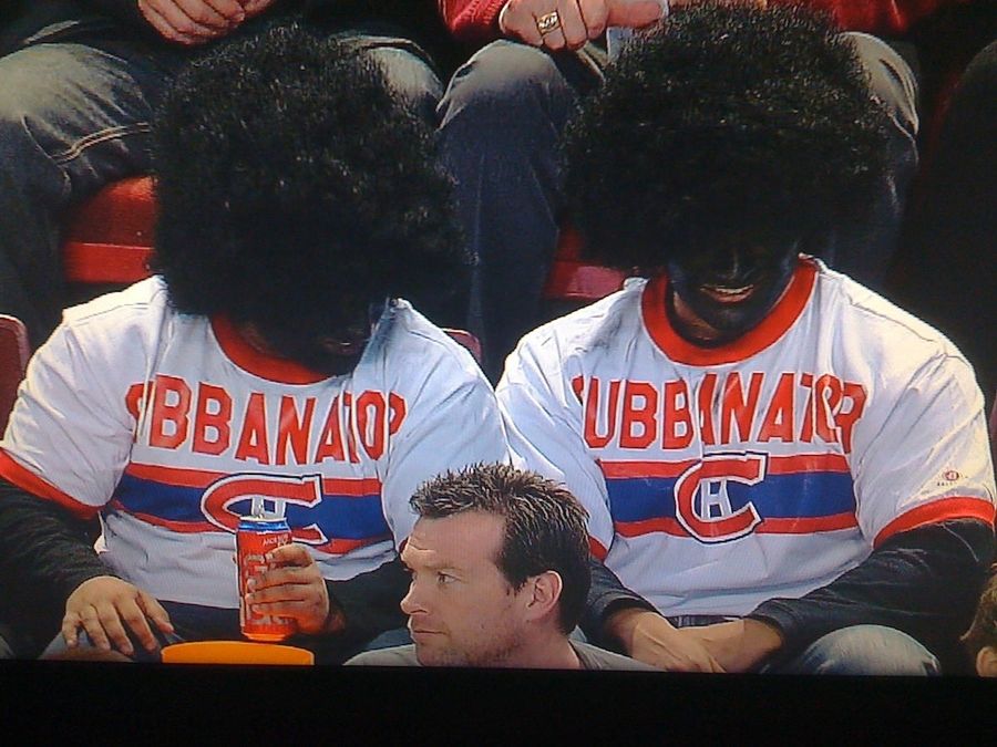 Yup, That's Some Blackface At A Hockey Game