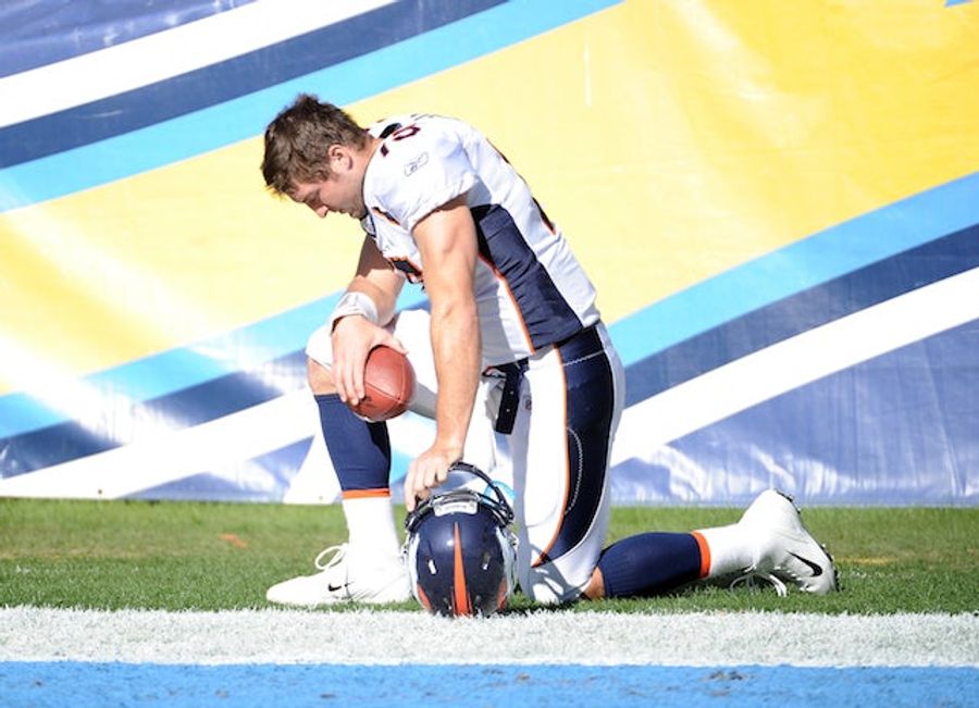 Tim Tebow Laying Hands On Brian Dawkins And Other Stories
