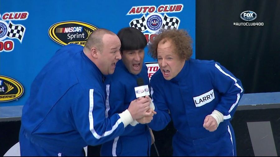 There Were Three Stooges At Yesterday's NASCAR Event, And They Were Not Named Dale, Darryl, Or Darrell