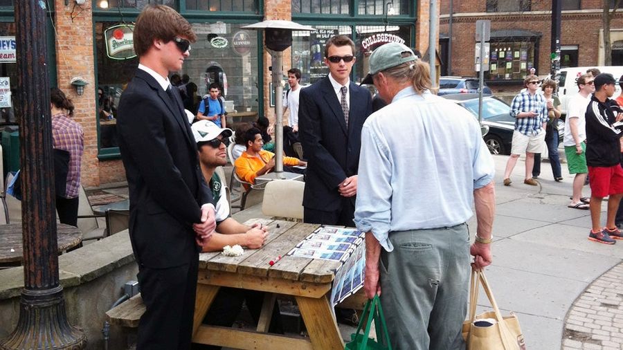 A Cornell Fraternity Pledge Had To Dress Up As Mark Sanchez And Sign Autographs In Town